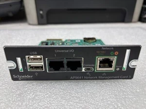 APC AP9641 Schneider Electric UPS Network Management Card 3 - Afbeelding 1 van 2