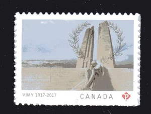 2017 Canada SC# 2982- Battle of Vimy Ridge 100 Anniversary from booklet-M-NH   - Picture 1 of 1