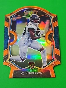 CJ Henderson 2020 Panini Select Concourse Orange Prizm Die Cut #89 , Jaguars - Picture 1 of 2
