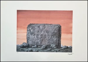 RENÉ MAGRITTE * The Smile * 50 x 70 cm * signed lithograph * limited - Picture 1 of 8