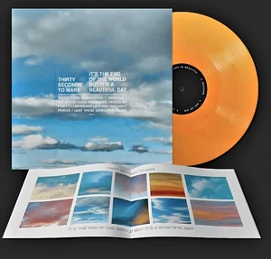 THIRTY SECONDS TO MARS Its the End of the World But..FACTORY SEALED ORANGE Vinyl - Picture 1 of 5