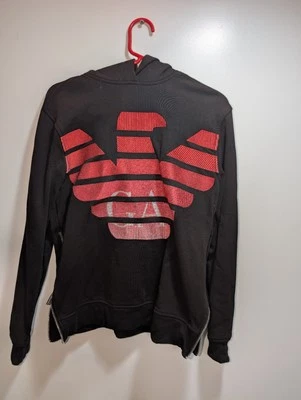 Sudadera con capucha y cremallera lateral Emporio Armani para hombre  Foto 1 de 4