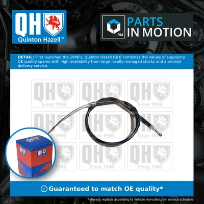 Handbrake Cable fits BMW Z3 E36 2.0 Rear 99 to 03 Hand Brake Parking QH Quality - Image 1 of 4