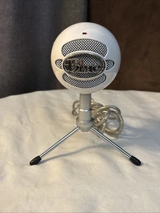 Blue Snowball iCE USB Microphone White with Stand, USB Cable - Picture 1 of 2