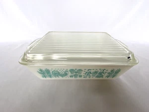 VTG Pyrex Amish Butterprint 1 1/2 Qt. Refrigerator Dish w/Lid #0503 Made in USA - Picture 1 of 20