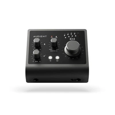 Audient Audio Interface iD4 MKII, Class A Console Microphone Preamp (High Spe... - Image 1 of 4