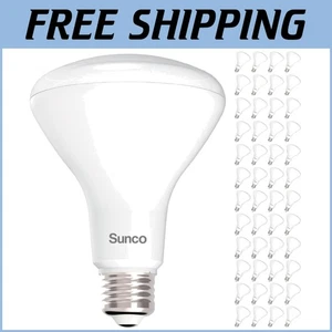 Premium 48 Pack BR30 LED Flood Bulbs - Dimmable Brightness for Cozy Spaces - Picture 1 of 9