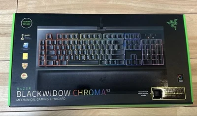 Razer BlackWidow Chroma V2 Mechanical Keyboard Yellow Switch US Used/Tested - Image 1 of 4