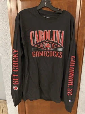 New Champion South Carolina Gamecocks Long Sleeve Graphic Tee Large “Get Cocky” - Image 1 of 4