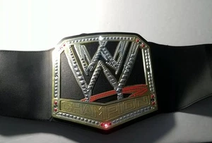 WWE Championship Wrestling Belt Toy Replica Child Size Mattel 2013 Sounds Lights - Picture 1 of 6