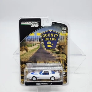 UH Greenlight 1:64 County Roads Series 8 1980 PONTIAC T/A White Blue Sealed - Picture 1 of 8