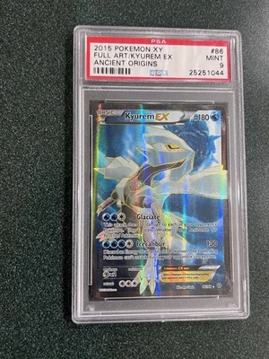 PSA 9 Kyurem EX 86/98 XY Ancient Origins 2015 Pokemon Card Full Art Holo Foil - Image 1 of 4