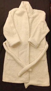 World Market Mujer Adulto 2 Piezas Suave y Acogedora Bata Blanca con Bolsillos - Imagen 1 de 9