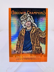 2021 Upper Deck Goodwin Champions Platinum Orange Prism 39 Paul Bissonnette /399 - Picture 1 of 6