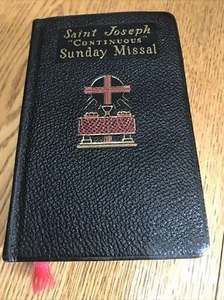 Saint Joseph Continuous Sunday Missal  1961 Confraternity Version Latin/English - Picture 1 of 11