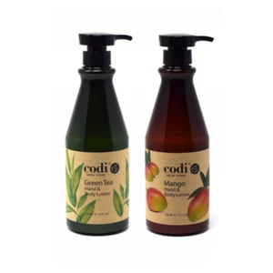 Codi Hand- und Körperlotion, 25 fl. oz./750 ml [Grüner Tee, Mango] - 2er-Pack - Bild 1 von 1