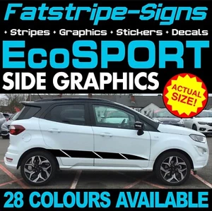 to fit FORD ECOSPORT GRAPHICS STICKERS STRIPES DECALS ST LINE TITANIUM ZETEC - Picture 1 of 2