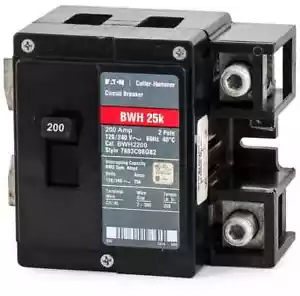 Eaton Martello Tagliabordi BWH 25k BWH2200 2 Poli 200 Amp Interruttore Principale BR - Foto 1 di 2