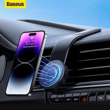 Baseus Magnetic Car Phone Holder Stand Foldable Support Mount for iPhone 14 Pro