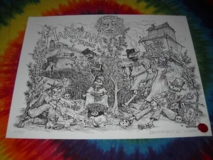 PÓSTER FIRMADO CRÁNEO ESQUELETO MARTYJUANA FARMS MARIHUANA CANNABIS REONEGRO-#10/10 - Imagen 1 de 6