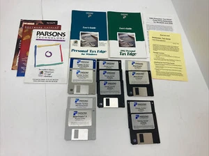 1992/1993 Vintage Parsons Technology 3.5 Floppy Disks w/User Guide - Picture 1 of 8