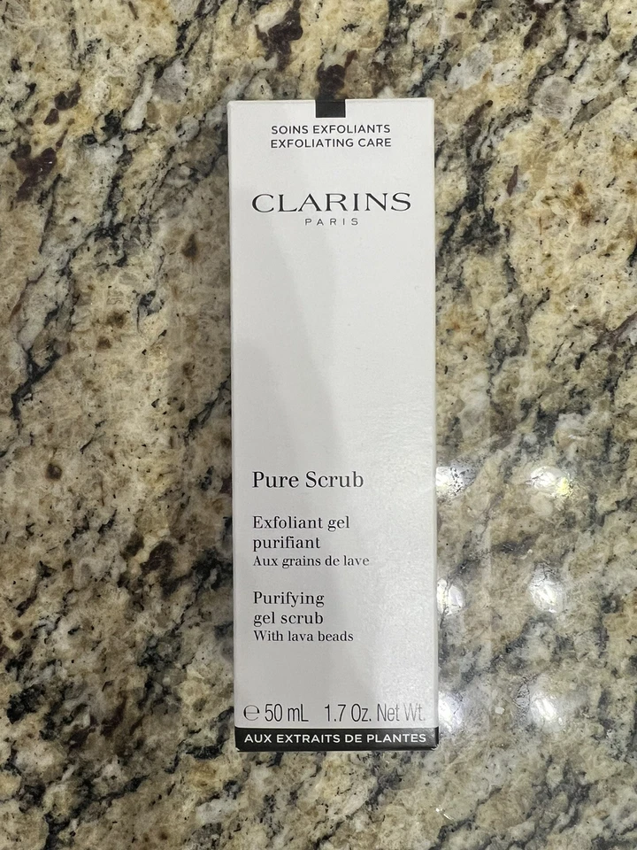 Clarins PURE SCRUB Exfoliating Gel Scrub 1.7 fl oz ""NIB"" - Image 1 of 3
