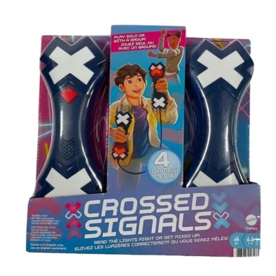 Mattel Games ​Crossed Signals Electronic Game Pair of Talking Light Wands - New - Image 1 of 2