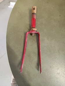 1970s SCHWINN LIL TIGER FLAYBOYANT RED FRONT FORK  NICE HARD TO FIND L$$K!! - Picture 1 of 15