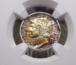 1927 "S" Mercury SILVER Dime 10c NGC Unc Details #010 Uncirculated ECC&C, Inc. - Picture 1 of 6
