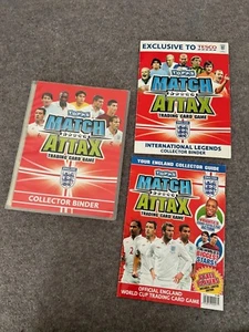 Topps MATCH ATTAX World Cup 2010’ COMPLETE Trade CARDS BINDER + LEGENDS Tesco - Picture 1 of 15