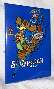 Disney Parks Splash Mountain Brer Rabbit Fox Bear Pinback Button - Imagen 1 de 2
