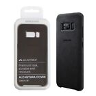 Official Samsung Galaxy S8 Alcantara Cover Case Dark Grey Ef Xg950asegww