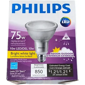 Philips LED Dimmable PAR30L Daylight Long Neck Indoor /Ourdoor Flood - New - Picture 1 of 4