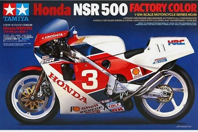 Tamiya Honda NSR 500 Factory Color Scala 1:12  Kit montaggio art. 14099 - Immagine 1 di 3