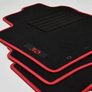 Tappetini Velours Edition per Hyundai i30 FD coda spiovente dall'anno 2007 - 2012 rosso - Foto 1 di 6