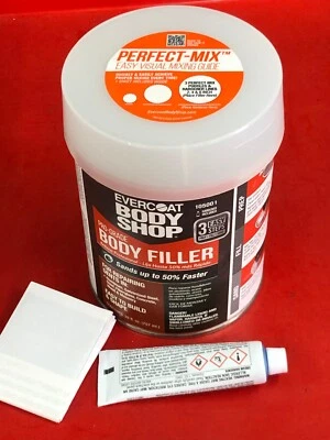 EVERCOAT 105001 BODY SHOP PRO-GRADE LIGHTWEIGHT BODY FILLER EASY TO BUILD/SHAPE - Image 1 of 4