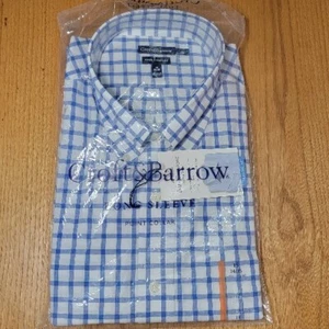New Croft & Barrow Mens Classic-Fit Button-Down Dress Shirt Long Sleeves 18 Neck - Picture 1 of 8