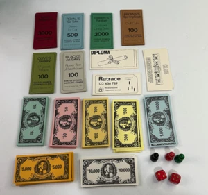 Rat Race Board Game 1974 Replacement Pieces- Cards, Money, Tokens, Dice - Picture 1 of 7