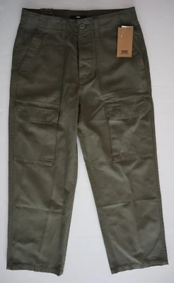 Pantalones cargo Vans 000F7M para mujer talla 27 verde oliva Arroyo pierna ancha Foto 1 de 4