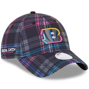 Cincinnati Bengals New Era Womens 2024 Crucial Catch 9TWENTY Adjustable Hat Cap - Picture 1 of 6