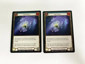 Sink Below Blue (X2) Welcome To Rathe UNLIMITED Flesh and Blood WTR217 - Picture 1 of 2
