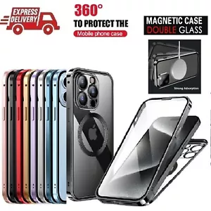 New Full Body Protective Magnetic Case + magSafe Support For iPhone 15 Pro Max - Picture 1 of 14