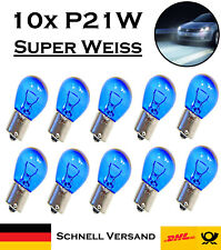 10x Jurmann P21W 12V Super Weiß Tagfahrlicht Hecklicht Bremslicht Halogen Birne