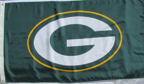 GREEN BAY PACKERS G LOGO fremont die 3x5ft flag superior quality GENUINE NFL Lic Cover