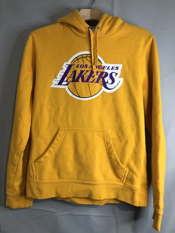 Fanatics Mens Small Los Angeles Lakers Sweatshirt Hoodie 23 Lebron James NBA Cover
