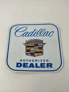 Cadillac Dealer Authorized DEALER Door Wall Decal OEM NOS VINTAGE DEALERSHIP - Bild 1 von 10