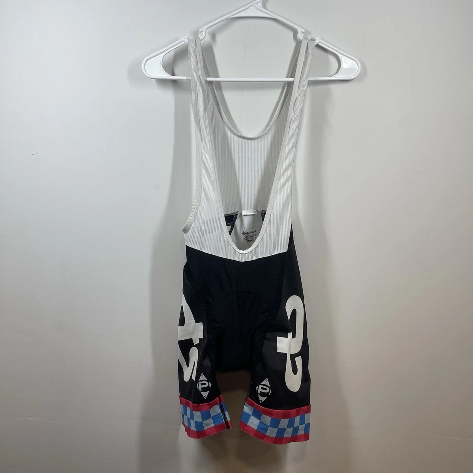 Panache 骑行围兜男式 XS 黑色 CTS 赛车自行车比赛加厚短裤 — 第 1/4 张图片