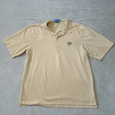 Fairway Greene Polo Shirt Mens XL Yellow Golf Coolmax La Gorce Country Club  - Image 1 of 4