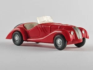 WIKING BMW 328 Cabrio rosso 1975 -1990 1:87 - Foto 1 di 8