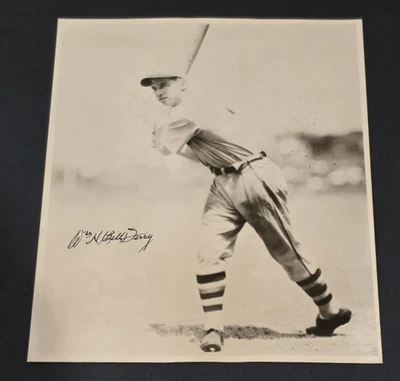 BILL TERRY Signed 8x10 Photo-HALL OF FAME-NEW YORK GIANTS-JSA - Image 1 of 4